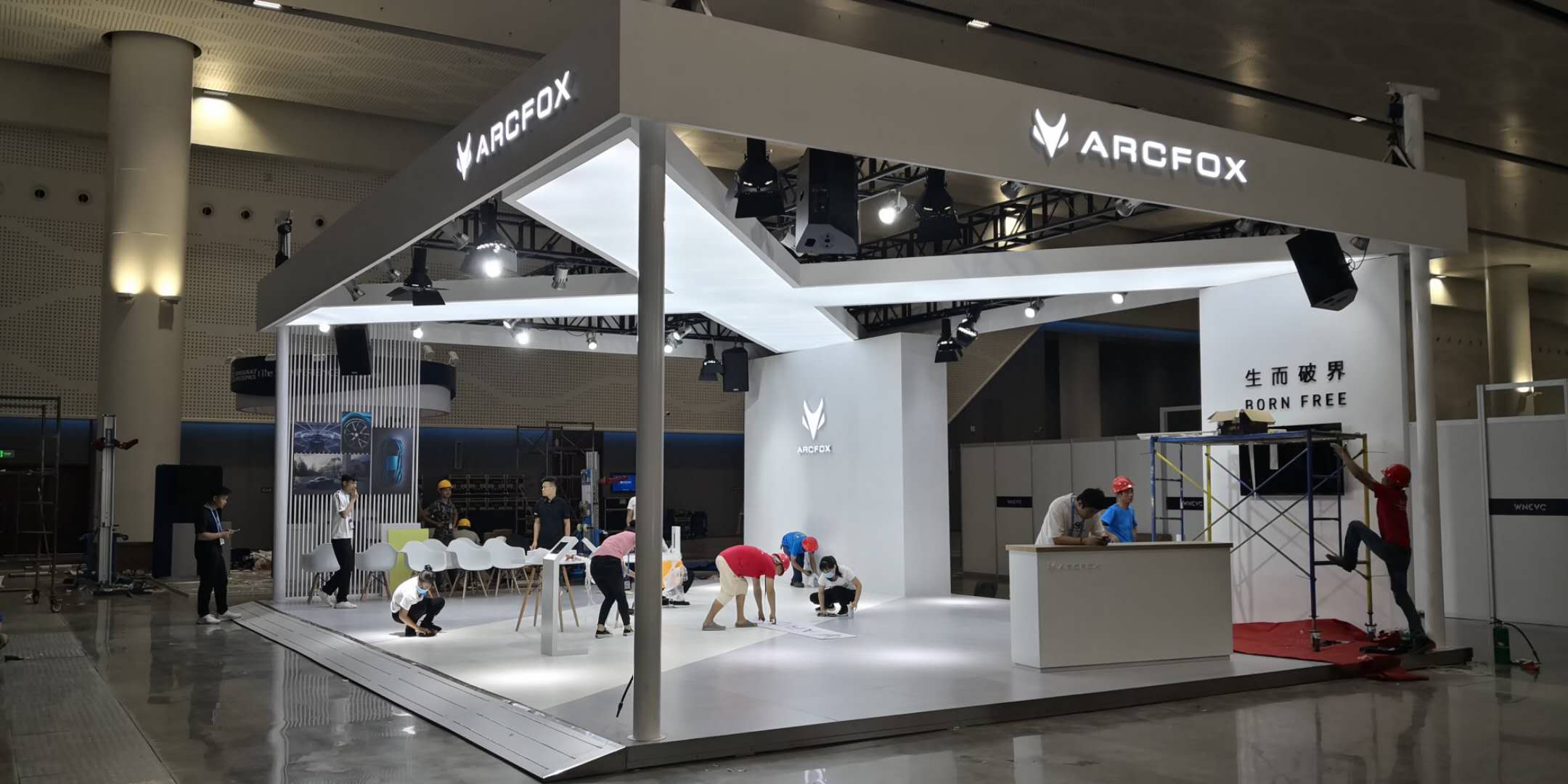 车展搭建,不朽情缘官网登录入口展览